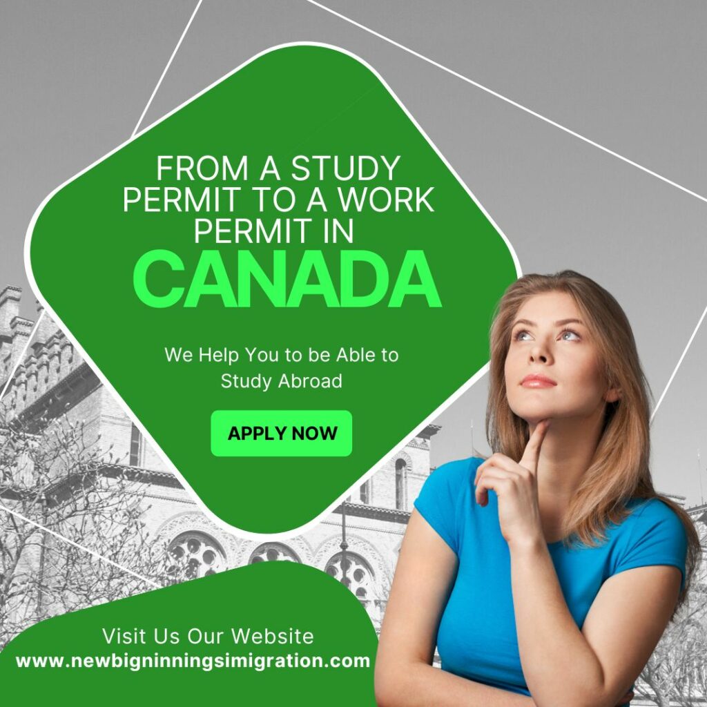 From a Study Permit to a Work Permit in Canada