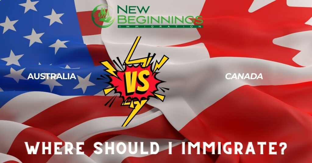 Where Should I Immigrate: Canada vs. Australia