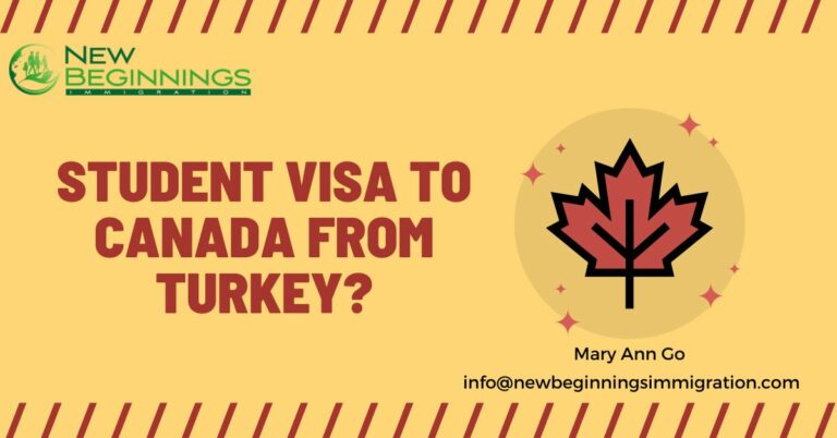 How to get a student visa to Canada from Turkey?